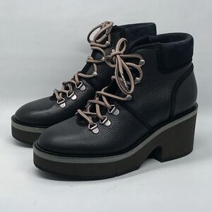 Clergerie Lace Up Leather booties size 37